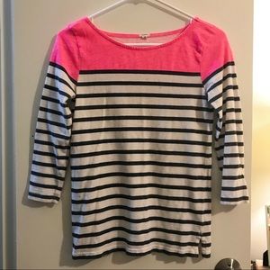 J. Crew Striped T Shirt